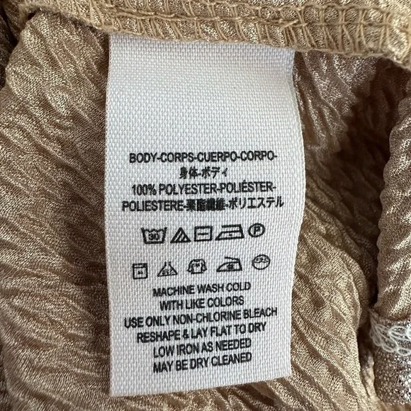 Free People Gold Moonage Daydream Bodycon Mini Dress - Picture 10 of 12